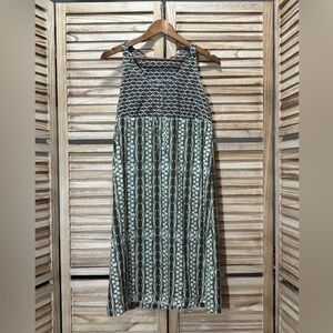 Athleta Boho Pattern Featherweight Midi Dress